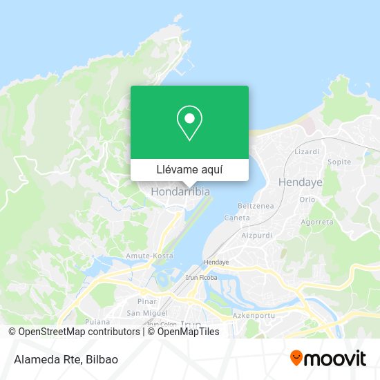 Mapa Alameda Rte