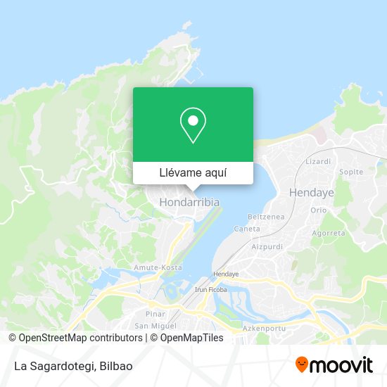 Mapa La Sagardotegi