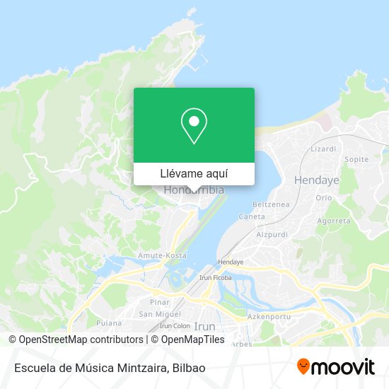 Mapa Escuela de Música Mintzaira