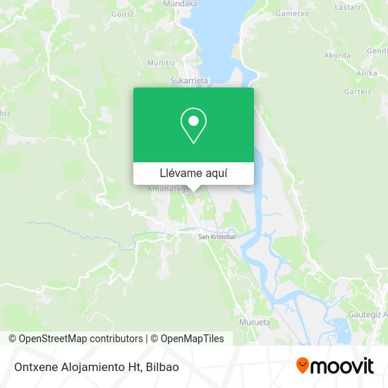 Mapa Ontxene Alojamiento Ht