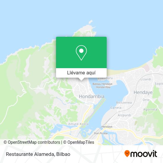 Mapa Restaurante Alameda