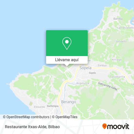 Mapa Restaurante Itxas-Alde