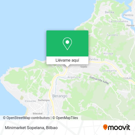Mapa Minimarket Sopelana
