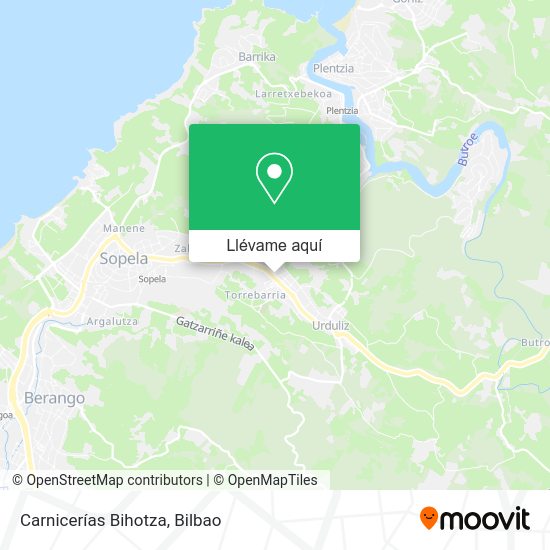 Mapa Carnicerías Bihotza