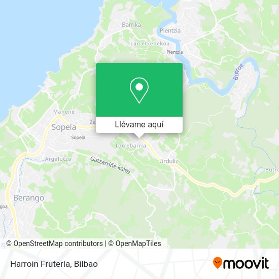 Mapa Harroin Frutería