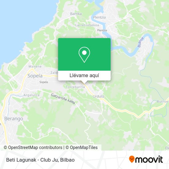 Mapa Beti Lagunak - Club Ju