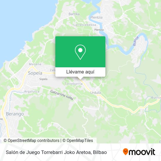 Mapa Salón de Juego Torrebarri Joko Aretoa