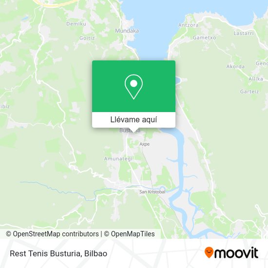 Mapa Rest Tenis Busturia