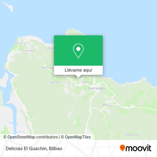 Mapa Delicias El Guachin