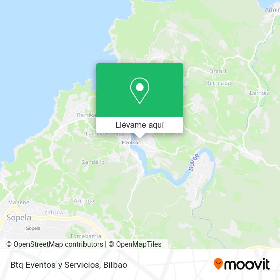 Mapa Btq Eventos y Servicios