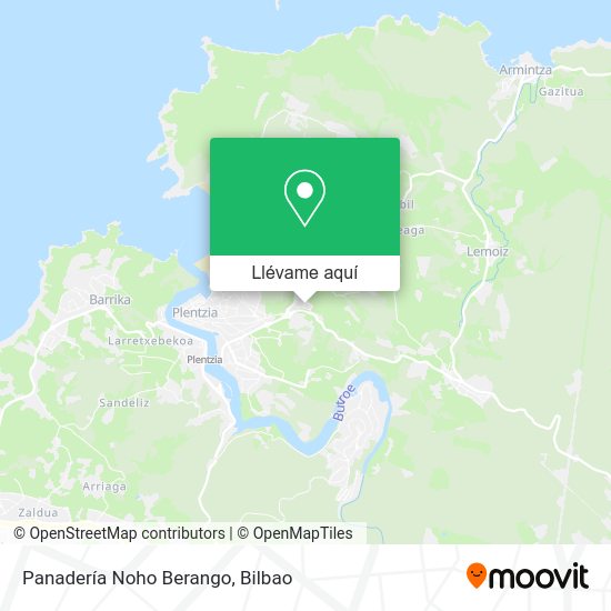 Mapa Panadería Noho Berango