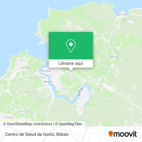 Mapa Centro de Salud de Gorliz