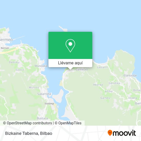Mapa Bizkaine Taberna