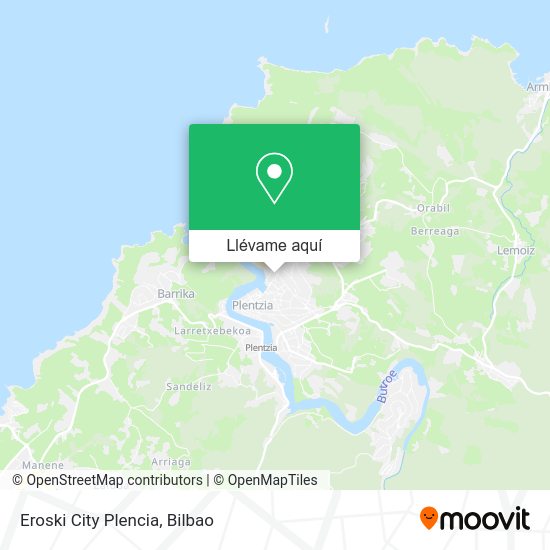 Mapa Eroski City Plencia