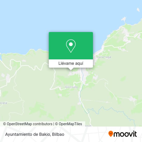 Mapa Ayuntamiento de Bakio