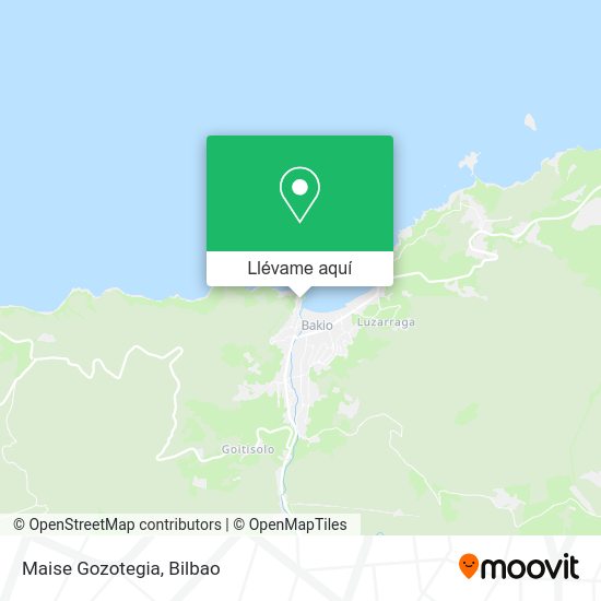 Mapa Maise Gozotegia