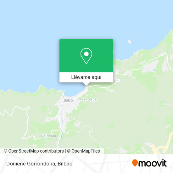 Mapa Doniene Gorrondona