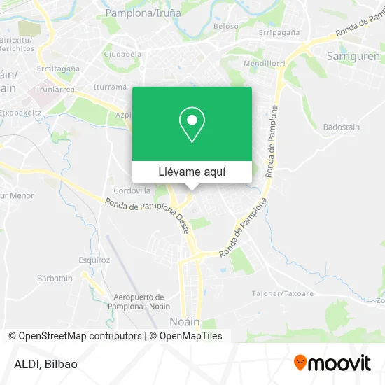 Mapa ALDI