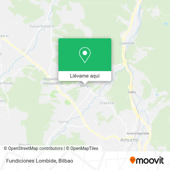 Mapa Fundiciones Lombide