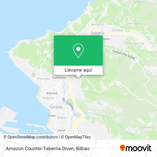 Mapa Amazon Counter-Taberna Divan