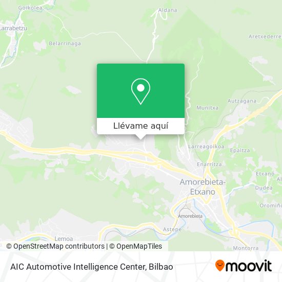 Mapa AIC Automotive Intelligence Center