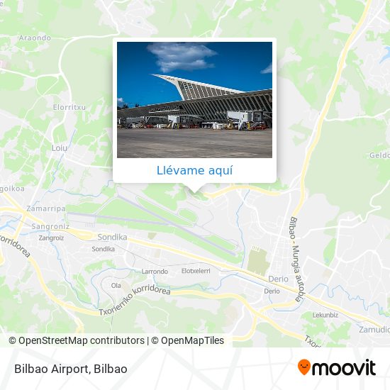 Mapa Bilbao Airport