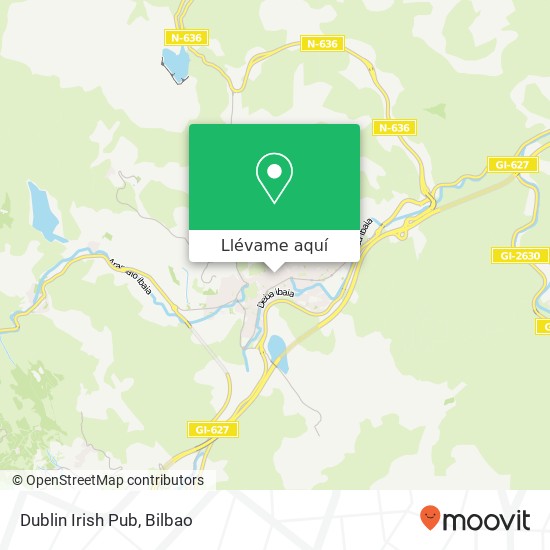 Mapa Dublin Irish Pub