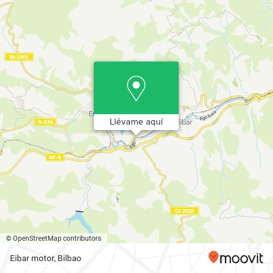 Mapa Eibar motor