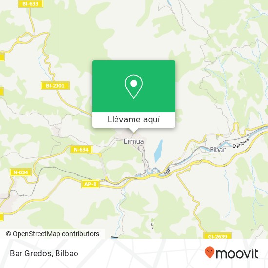 Mapa Bar Gredos