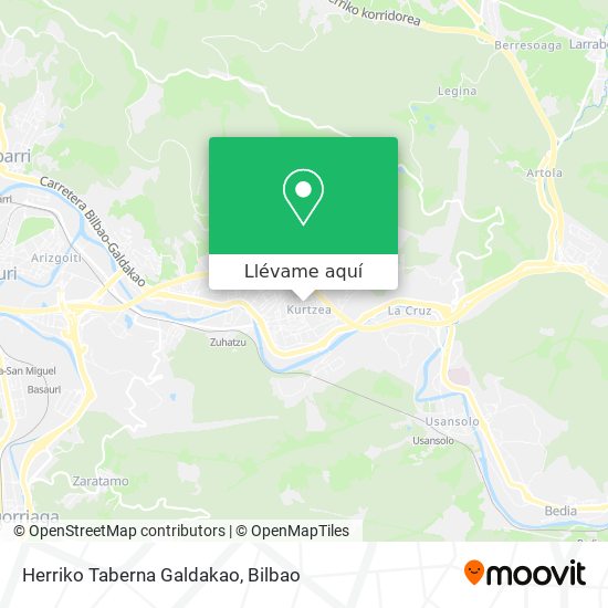 Mapa Herriko Taberna Galdakao