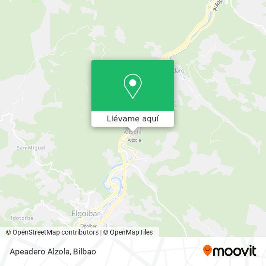 Mapa Apeadero Alzola