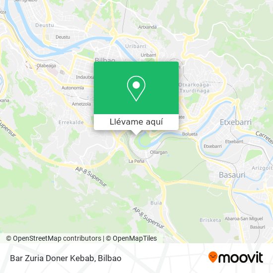 Mapa Bar Zuria Doner Kebab