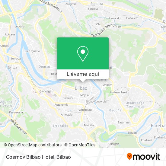 Mapa Cosmov Bilbao Hotel