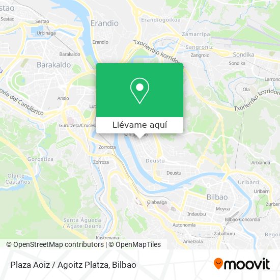 Mapa Plaza Aoiz / Agoitz Platza