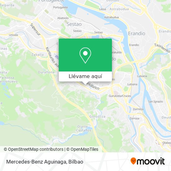 Mapa Mercedes-Benz Aguinaga