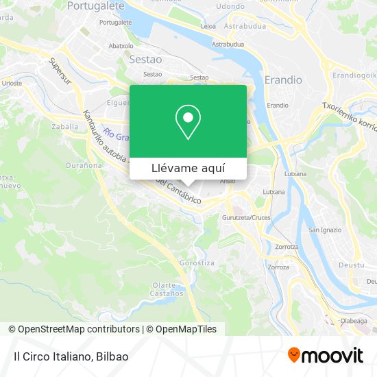 Mapa Il Circo Italiano
