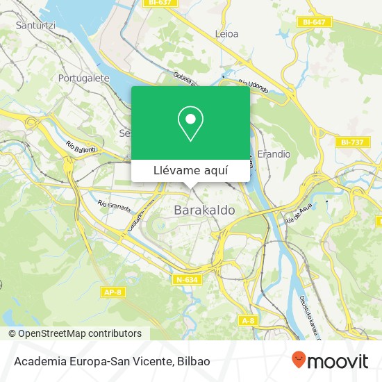 Mapa Academia Europa-San Vicente