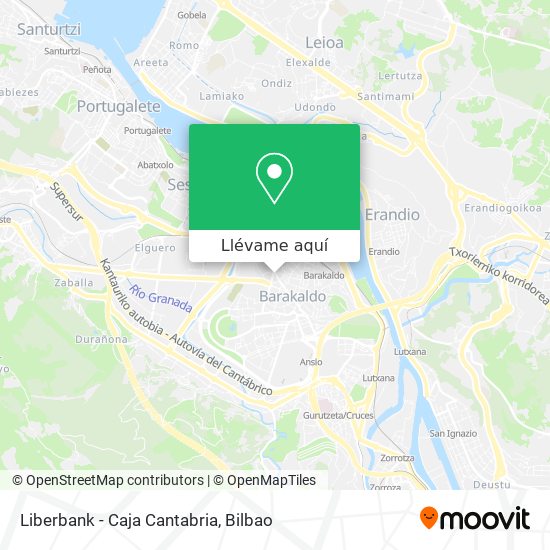 Mapa Liberbank - Caja Cantabria