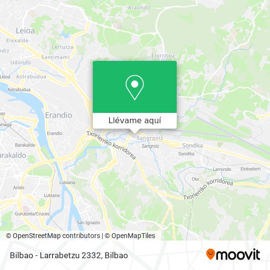 Mapa Bilbao - Larrabetzu 2332