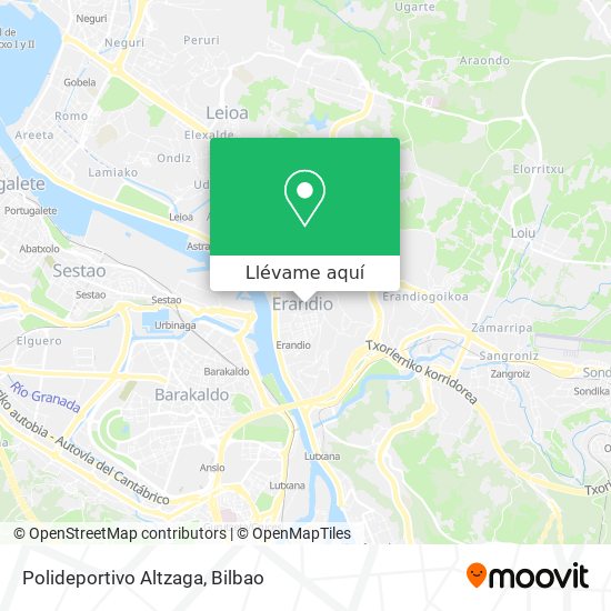 Mapa Polideportivo Altzaga