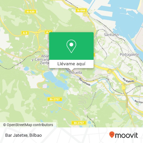Mapa Bar Jatetxe