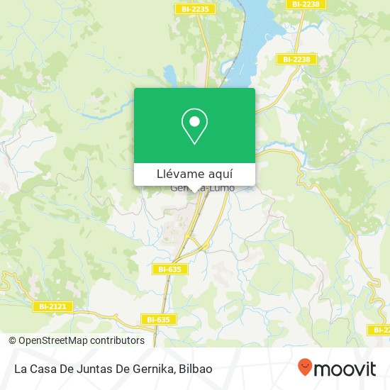 Mapa La Casa De Juntas De Gernika