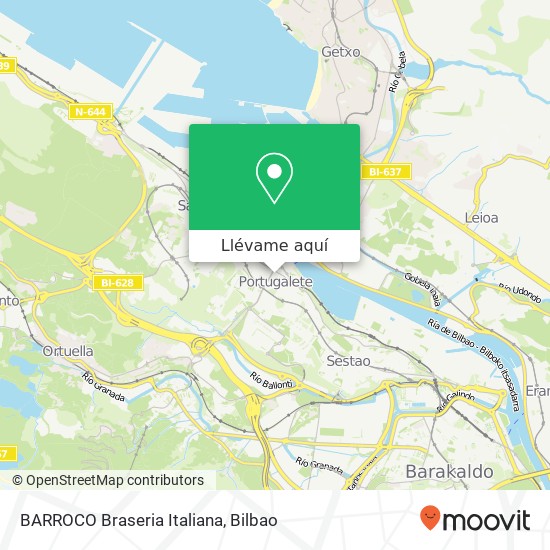 Mapa BARROCO Braseria Italiana