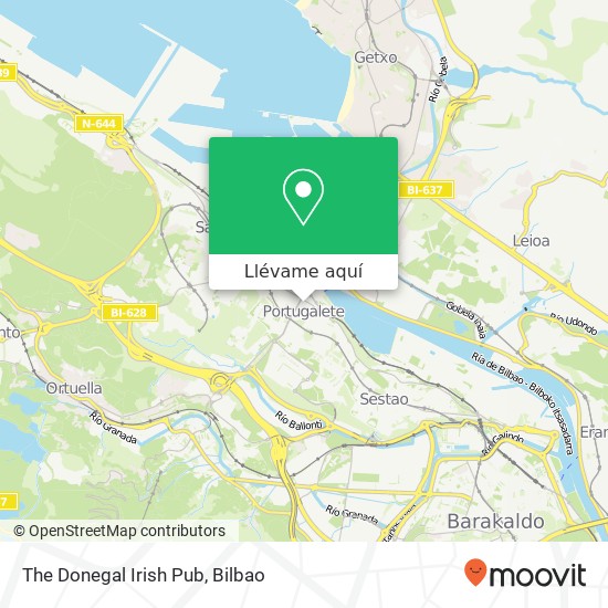 Mapa The Donegal Irish Pub