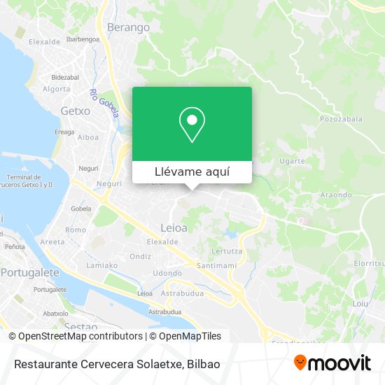 Mapa Restaurante Cervecera Solaetxe
