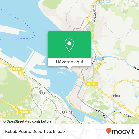 Mapa Kebab Puerto Deportivo