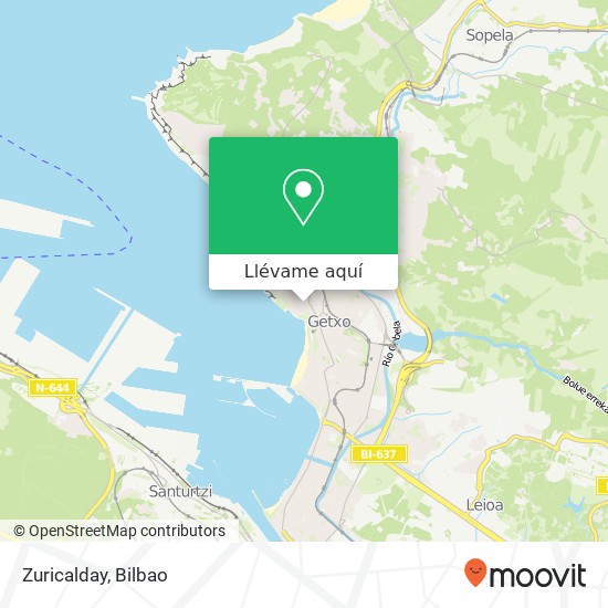 Mapa Zuricalday