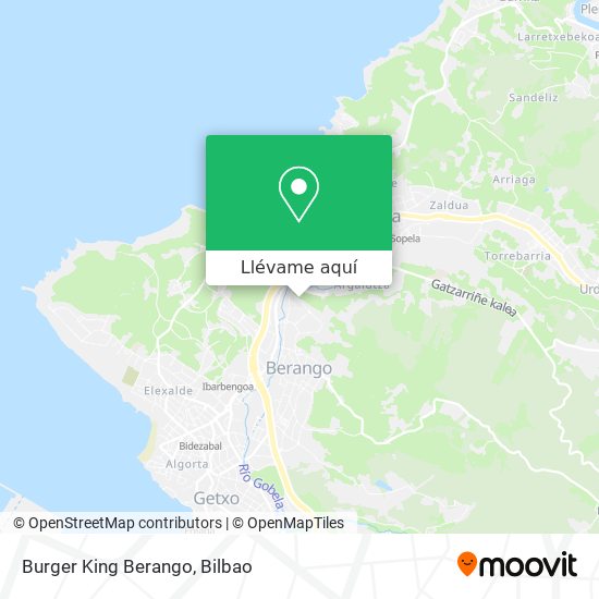 Mapa Burger King Berango