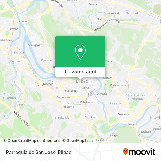 Mapa Parroquia de San Jose