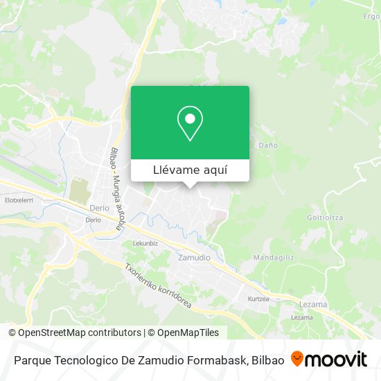 Mapa Parque Tecnologico De Zamudio Formabask